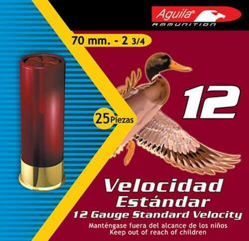 12 Gauge 2-3/4" Lead 7-1/2  1-1/8 oz 250 Rounds Aguila Shotgun Ammunition